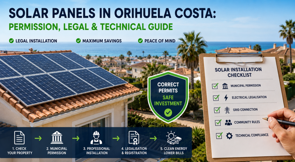 Do I Need Permission to Install Solar Panels in Orihuela Costa